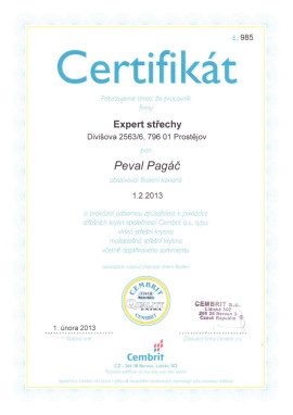 Certifikáty-CEMBRIT