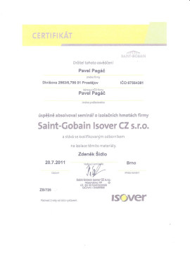 Certifikáty-ISOVER