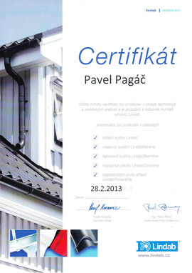 Certifikáty-LINDAB