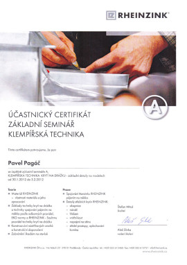 Certifikáty-RHEIZINK