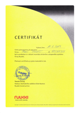 Certifikáty-RUUKKI